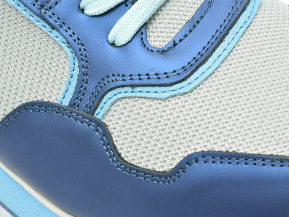 Comandă Încălțăminte Damă, la Reducere  Pantofi sport GRYXX albastri, 253784, din material textil si piele naturala Branduri de top ✓