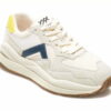 Comandă Încălțăminte Damă, la Reducere  Pantofi sport GRYXX albi, A5583, din material textil si piele intoarsa Branduri de top ✓