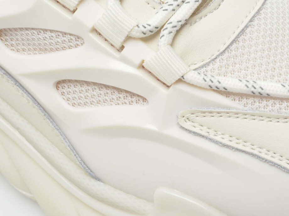 Comandă Încălțăminte Damă, la Reducere  Pantofi sport GRYXX albi, A5697, din material textil si piele naturala Branduri de top ✓