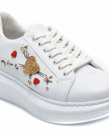 Comandă Încălțăminte Damă, la Reducere  Pantofi sport GRYXX albi, OLDA, din piele naturala Branduri de top ✓