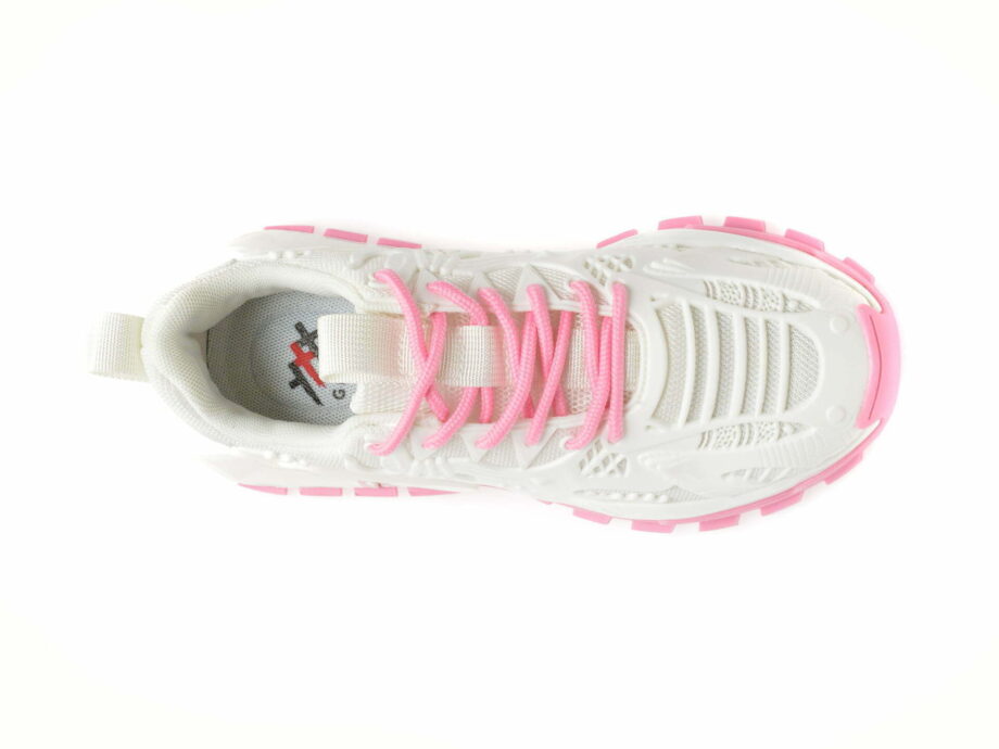 Comandă Încălțăminte Damă, la Reducere  Pantofi sport GRYXX albi, PM328L9, din material textil si piele ecologica Branduri de top ✓