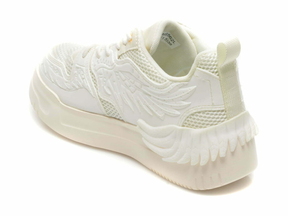 Comandă Încălțăminte Damă, la Reducere  Pantofi sport GRYXX albi, PM6562L, din material textil si piele ecologica Branduri de top ✓