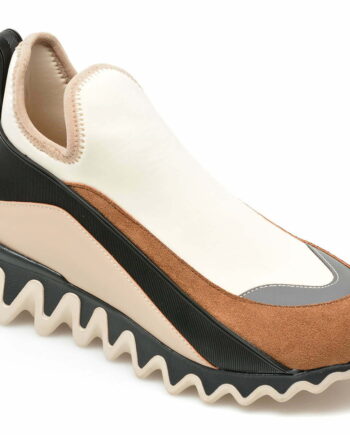 Comandă Încălțăminte Damă, la Reducere  Pantofi sport GRYXX bej, T2352, din material textil si piele ecologica Branduri de top ✓