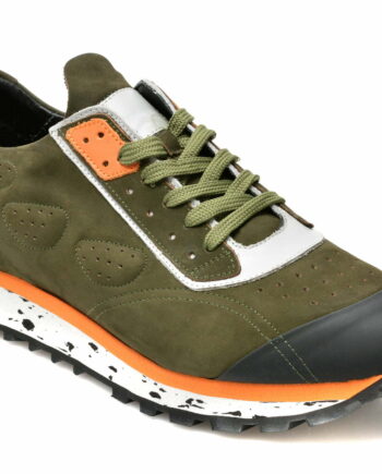 Comandă Încălțăminte Damă, la Reducere  Pantofi sport GRYXX kaki, 254465, din nabuc Branduri de top ✓
