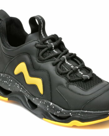 Comandă Încălțăminte Damă, la Reducere  Pantofi sport GRYXX negri, 20853, din material textil si piele naturala Branduri de top ✓