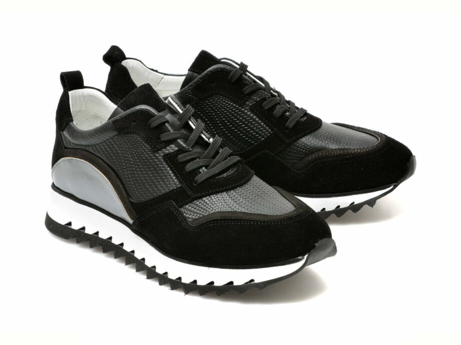 Comandă Încălțăminte Damă, la Reducere  Pantofi sport GRYXX negri, 250061, din piele naturala Branduri de top ✓