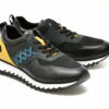 Comandă Încălțăminte Damă, la Reducere  Pantofi sport GRYXX negri, 253251, din material textil si piele naturala Branduri de top ✓