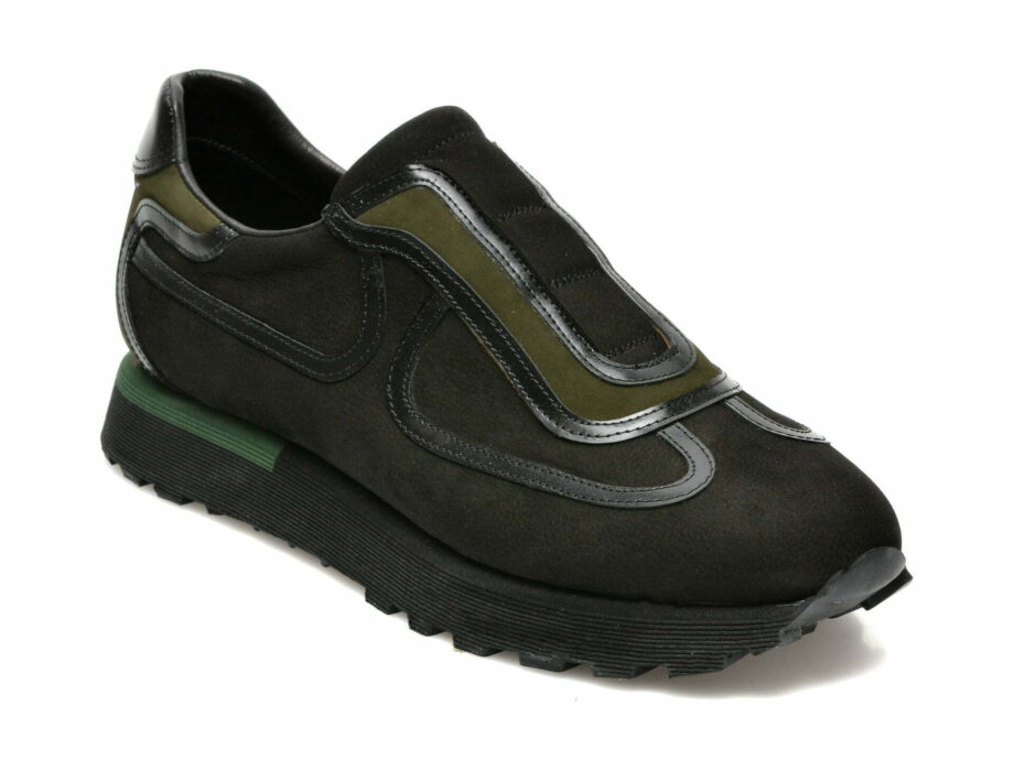 Comandă Încălțăminte Damă, la Reducere  Pantofi sport GRYXX negri, 254362, din nabuc Branduri de top ✓