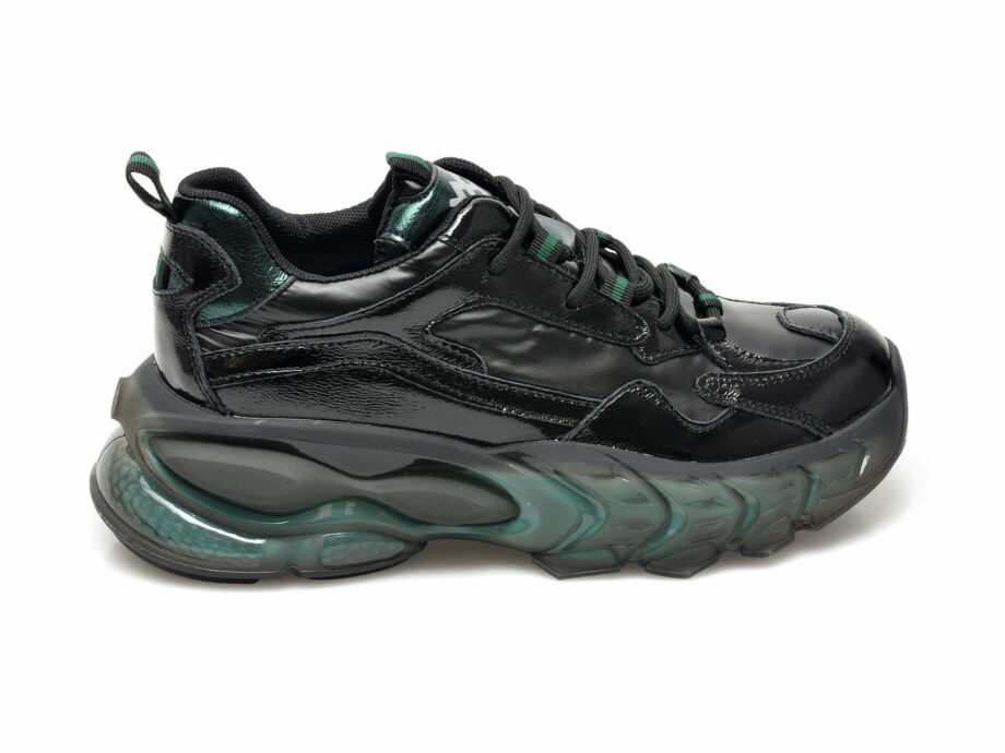 Comandă Încălțăminte Damă, la Reducere  Pantofi sport GRYXX negri, 68156, din material textil si piele naturala Branduri de top ✓