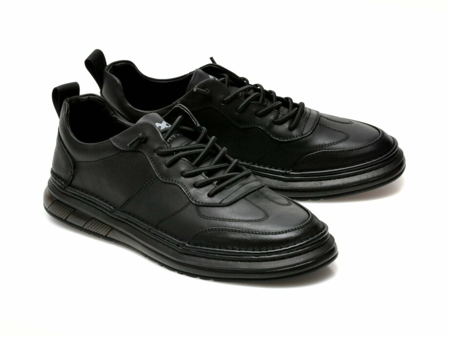 Comandă Încălțăminte Damă, la Reducere  Pantofi sport GRYXX negri, 9035, din piele naturala Branduri de top ✓