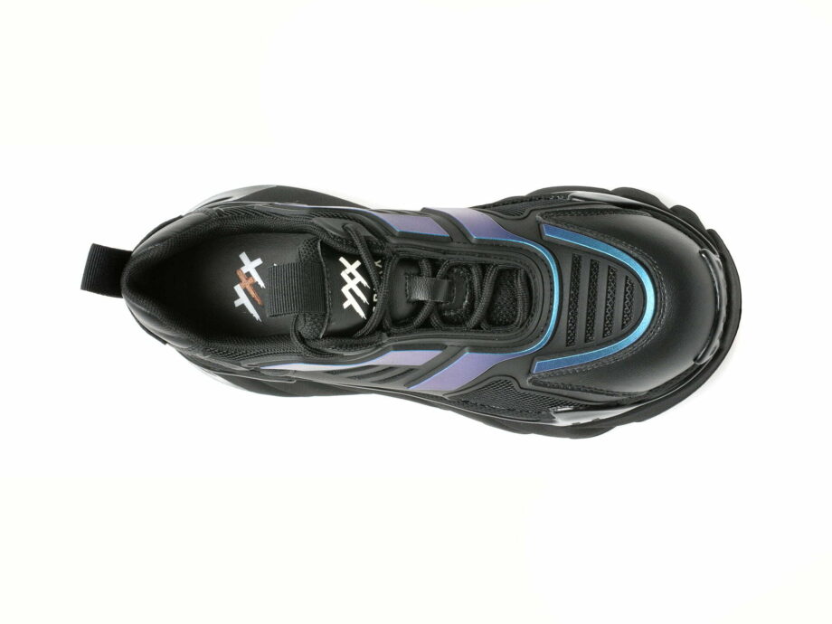 Comandă Încălțăminte Damă, la Reducere  Pantofi sport GRYXX negri, A5690, din material textil si piele naturala Branduri de top ✓
