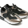 Comandă Încălțăminte Damă, la Reducere  Pantofi sport GRYXX negri, T5017, din material textil si piele ecologica Branduri de top ✓