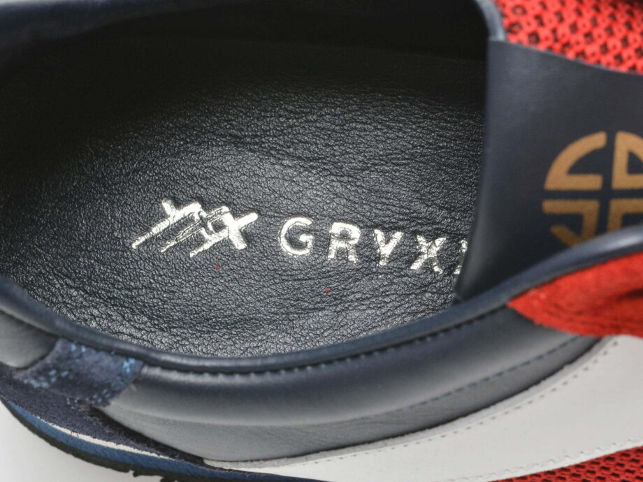 Comandă Încălțăminte Damă, la Reducere  Pantofi sport GRYXX rosii, 253982, din material textil si piele intoarsa Branduri de top ✓