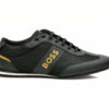 Comandă Încălțăminte Damă, la Reducere  Pantofi sport HUGO BOSS negri, 180, din material textil si piele ecologica Branduri de top ✓