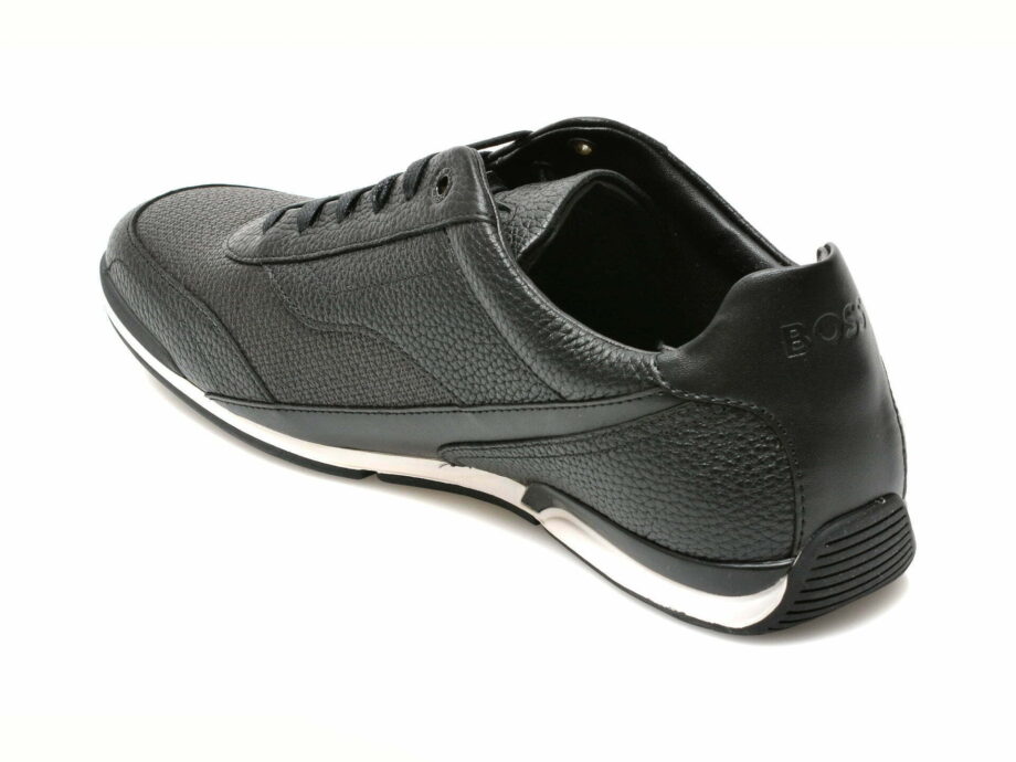 Comandă Încălțăminte Damă, la Reducere  Pantofi sport HUGO BOSS negri, 378, din piele ecologica Branduri de top ✓