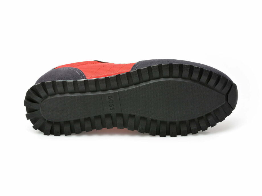 Comandă Încălțăminte Damă, la Reducere  Pantofi sport HUGO BOSS rosii, 152, din material textil si piele intoarsa Branduri de top ✓