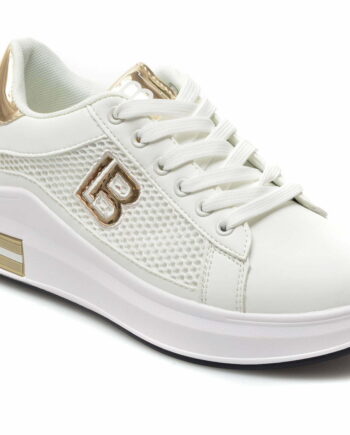 Comandă Încălțăminte Damă, la Reducere  Pantofi sport LAURA BIAGIOTTI albi, 7512, din piele ecologica Branduri de top ✓