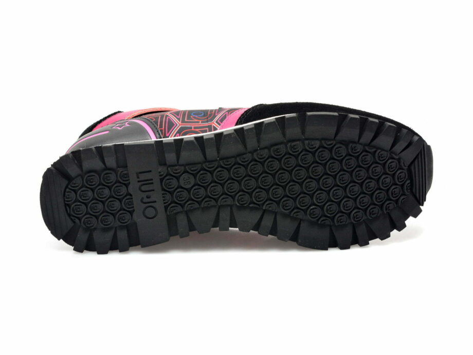 Comandă Încălțăminte Damă, la Reducere  Pantofi sport LIU JO negri, WOND24, din material textil si piele naturala Branduri de top ✓