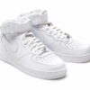 Comandă Încălțăminte Damă, la Reducere  Pantofi sport NIKE albe, AIR FORCE 1 MID 07 LE, din piele naturala Branduri de top ✓