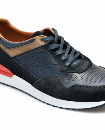 Comandă Încălțăminte Damă, la Reducere  Pantofi sport OTTER bleumarin, M6039, din piele naturala Branduri de top ✓