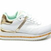 Comandă Încălțăminte Damă, la Reducere  Pantofi sport REPLAY albi, WS3D21S, din piele ecologica Branduri de top ✓
