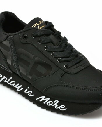 Comandă Încălțăminte Damă, la Reducere  Pantofi sport REPLAY negri, WS6364T, din material textil Branduri de top ✓