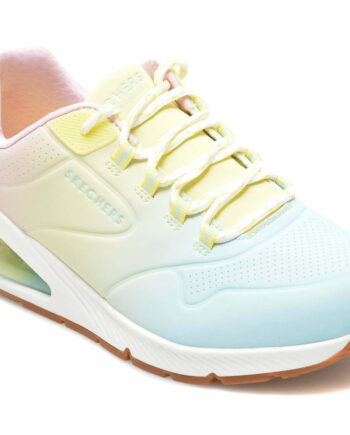 Comandă Încălțăminte Damă, la Reducere  Pantofi sport SKECHERS albastri, , din piele ecologica Branduri de top ✓
