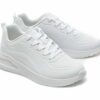 Comandă Încălțăminte Damă, la Reducere  Pantofi sport SKECHERS albi, BOBS BUNO, din piele ecologica Branduri de top ✓