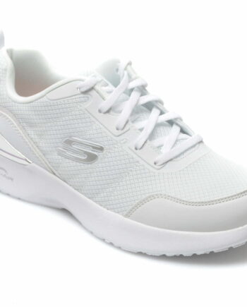 Comandă Încălțăminte Damă, la Reducere  Pantofi sport SKECHERS albi, SKECH-AIR DYNAMIGHT, din material textil si piele ecologica Branduri de top ✓