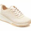 Comandă Încălțăminte Damă, la Reducere  Pantofi sport SKECHERS bej, BOBS SQUAD 3, din material textil Branduri de top ✓