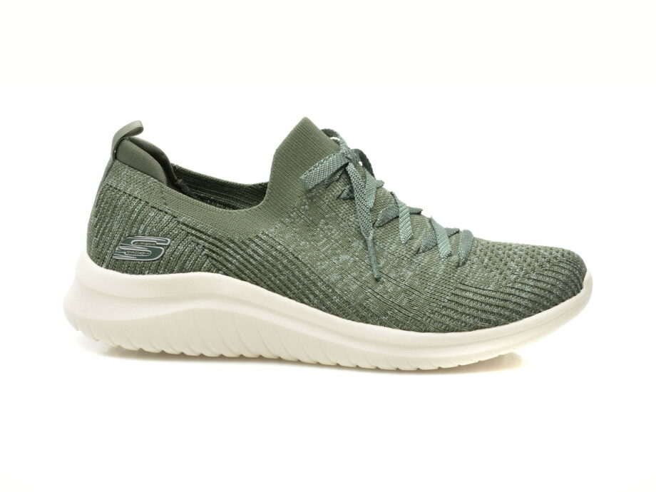 Comandă Încălțăminte Damă, la Reducere  Pantofi sport SKECHERS kaki, ULTRA FLEX 2, din material textil Branduri de top ✓