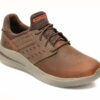 Comandă Încălțăminte Damă, la Reducere  Pantofi sport SKECHERS maro, DELSON 3.0, din nabuc Branduri de top ✓