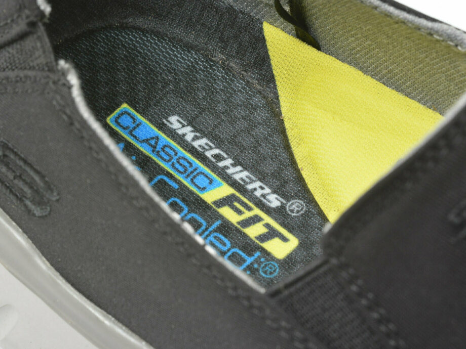 Comandă Încălțăminte Damă, la Reducere  Pantofi sport SKECHERS negri, DEL RETTO, din piele ecologica Branduri de top ✓