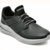 Comandă Încălțăminte Damă, la Reducere  Pantofi sport SKECHERS negri, DELSON 3.0, din material textil si piele naturala Branduri de top ✓