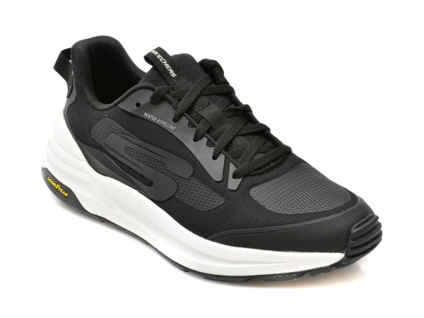 Comandă Încălțăminte Damă, la Reducere  Pantofi sport SKECHERS negri, GLOBAL JOGGER, din material textil Branduri de top ✓