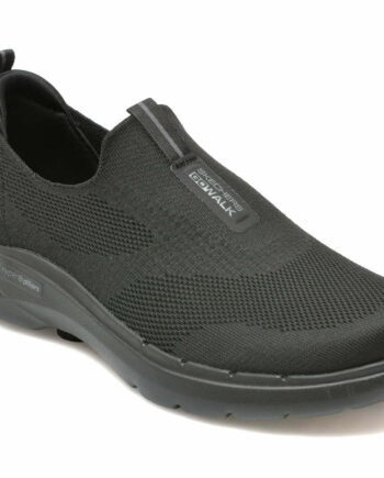 Comandă Încălțăminte Damă, la Reducere  Pantofi sport SKECHERS negri, GO WALK 6, din material textil Branduri de top ✓