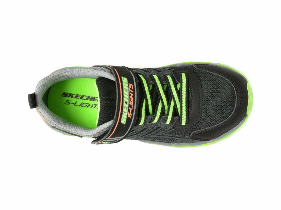 Comandă Încălțăminte Damă, la Reducere  Pantofi sport SKECHERS negri, MEGA-SURGE, din piele ecologica Branduri de top ✓