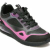 Comandă Încălțăminte Damă, la Reducere  Pantofi sport SKECHERS negri, UNO 2, din material textil si piele ecologica Branduri de top ✓