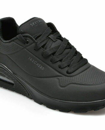 Comandă Încălțăminte Damă, la Reducere  Pantofi sport SKECHERS negri, UNO, din piele ecologica Branduri de top ✓