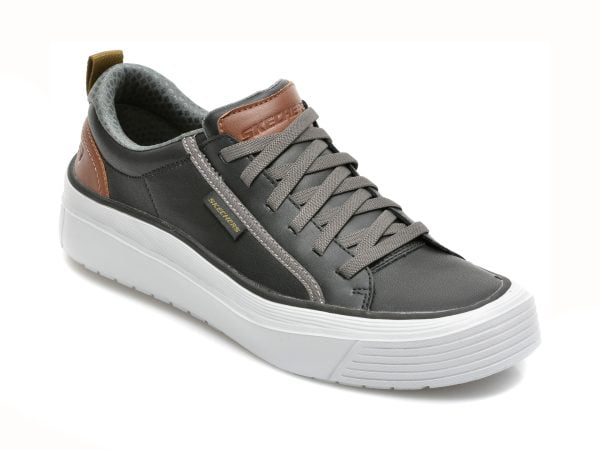 Comandă Încălțăminte Damă, la Reducere  Pantofi sport SKECHERS negri, VIEWPORT, din piele naturala Branduri de top ✓