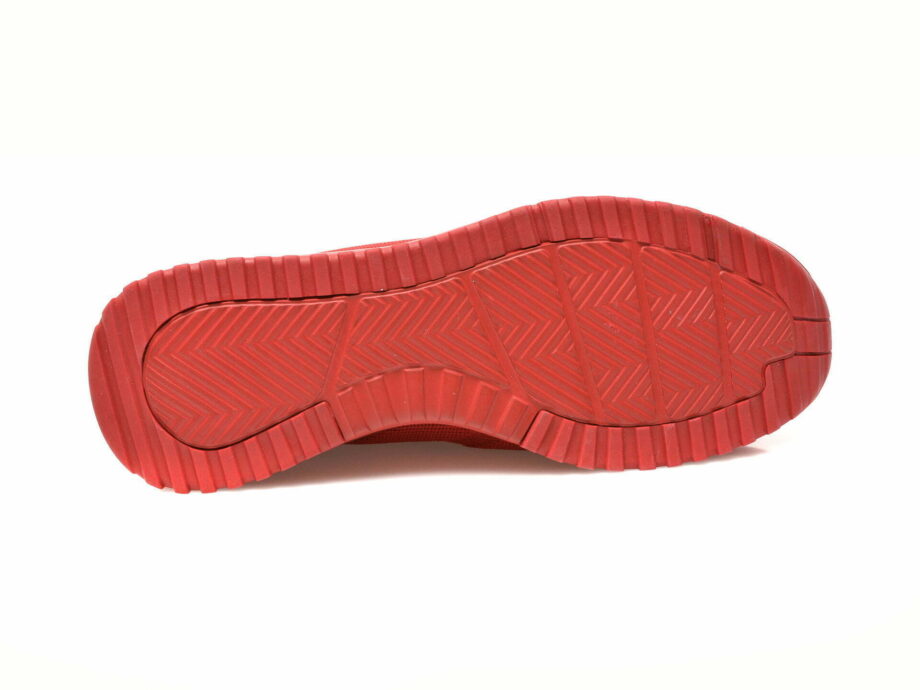 Comandă Încălțăminte Damă, la Reducere  Pantofi sport SKECHERS rosii, BOBS SQUAD 3, din material textil Branduri de top ✓