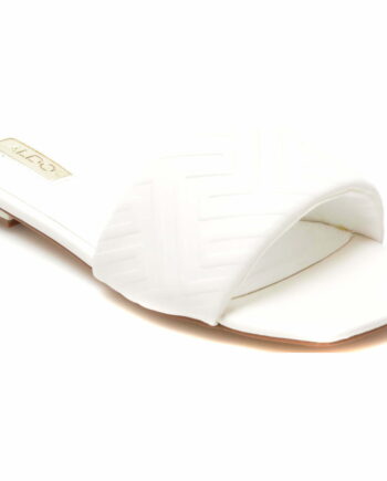 Comandă Încălțăminte Damă, la Reducere  Papuci ALDO albi, CLEONA100, din piele ecologica Branduri de top ✓