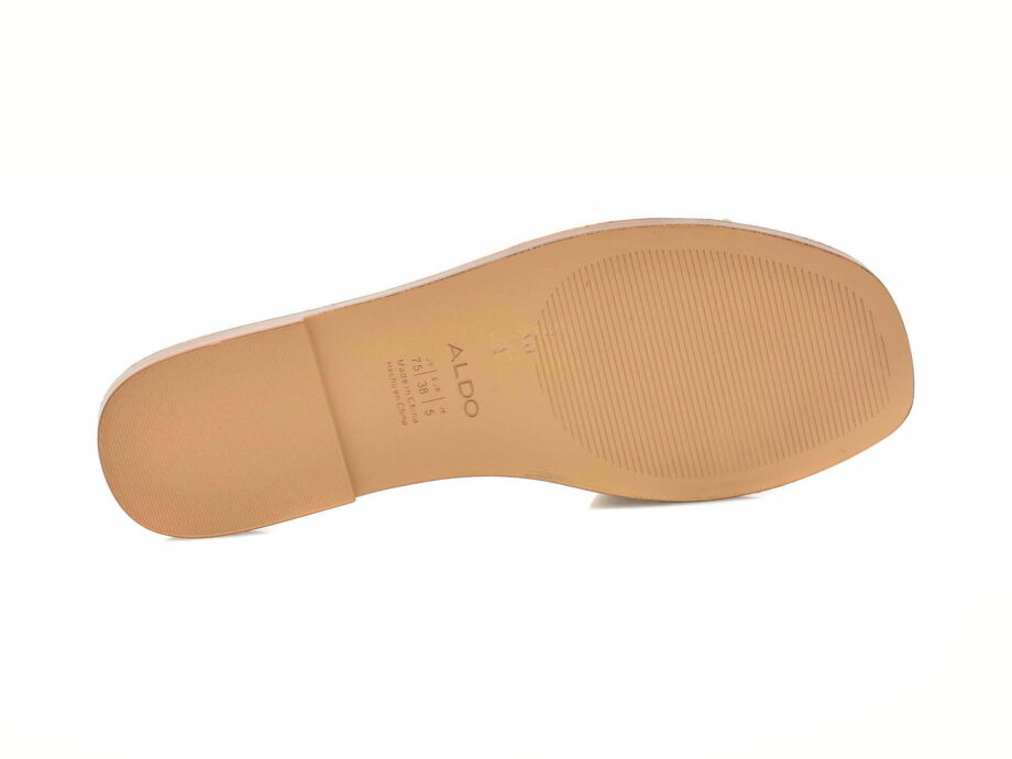 Comandă Încălțăminte Damă, la Reducere  Papuci ALDO albi, GLAESWEN100, din piele ecologica Branduri de top ✓