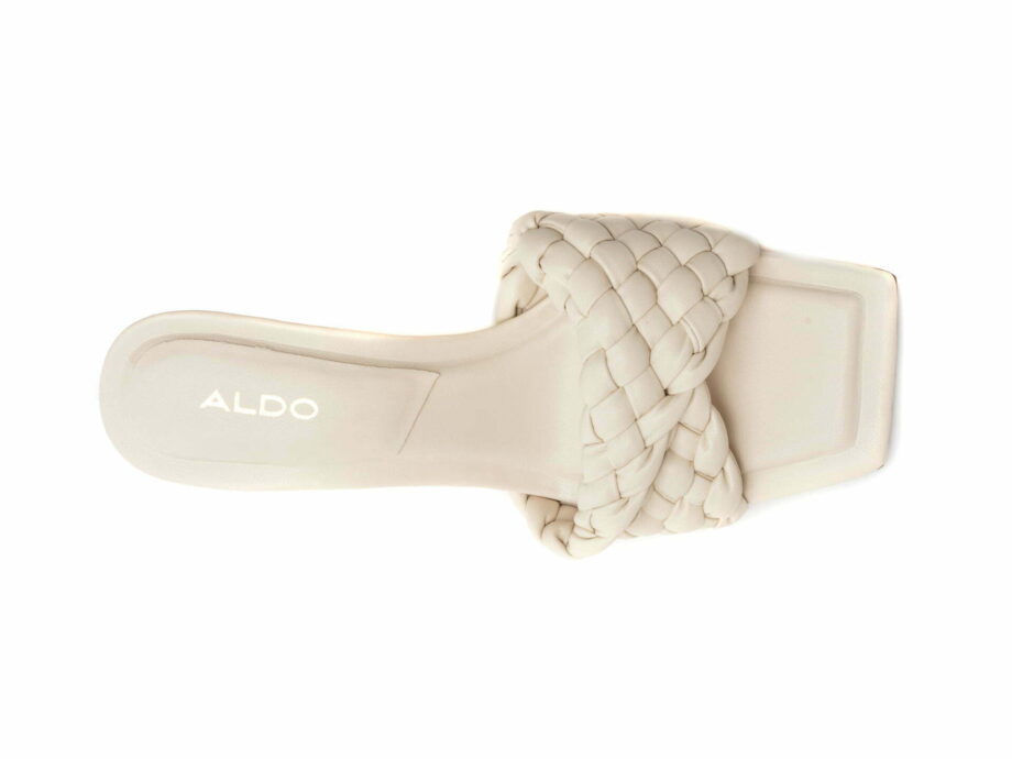 Comandă Încălțăminte Damă, la Reducere  Papuci ALDO bej, MILANO110, din piele ecologica Branduri de top ✓