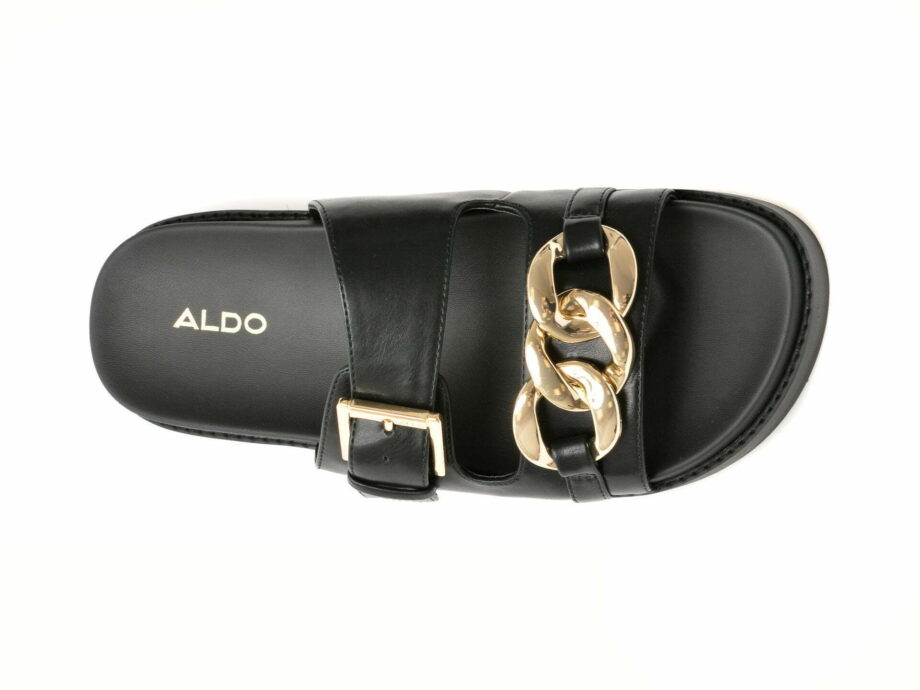 Comandă Încălțăminte Damă, la Reducere  Papuci ALDO negri, ASAE001, din piele ecologica Branduri de top ✓