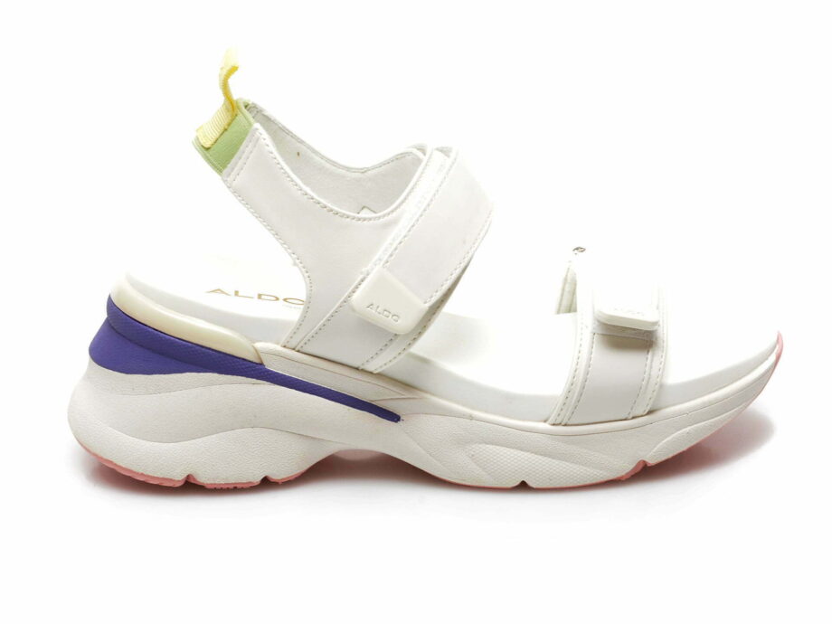 Comandă Încălțăminte Damă, la Reducere  Sandale ALDO albe, COLBIE100, din piele ecologica Branduri de top ✓