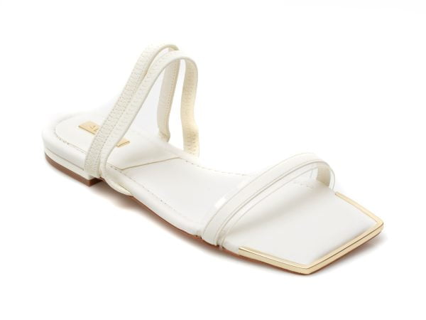 Comandă Încălțăminte Damă, la Reducere  Sandale ALDO albe, WICIRATHA115, din piele ecologica Branduri de top ✓