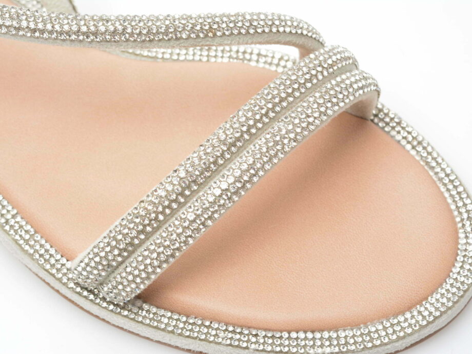 Comandă Încălțăminte Damă, la Reducere  Sandale ALDO argintii, WICOREBETH040, din material textil Branduri de top ✓