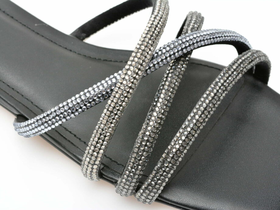 Comandă Încălțăminte Damă, la Reducere  Sandale ALDO negre, ROSSIE001, din material textil Branduri de top ✓