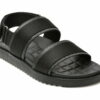 Comandă Încălțăminte Damă, la Reducere  Sandale ALDO negre, STRAPPA001, din piele naturala Branduri de top ✓